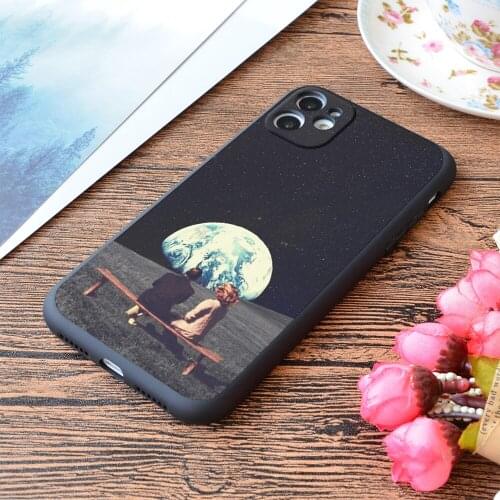 For iPhone We Used To Live There Print Soft Matt Apple iPhone Case