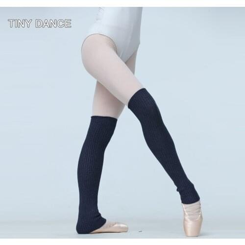 1 Pair Girls & Woman Ballet and Latin Sock Fitness Dancing Exercising Long Section Knitting Walking Socks Leg Warmers LG001-3