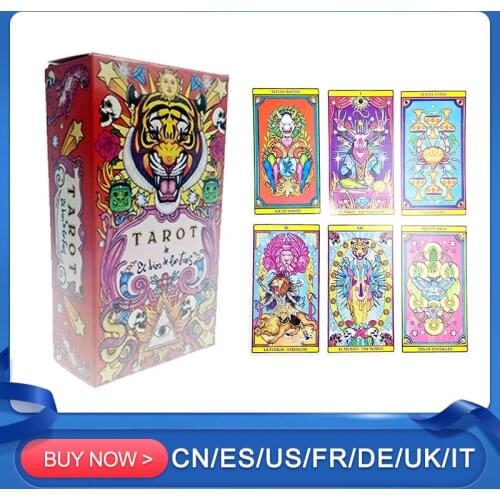 New Hot Tale Tarot Card God Of Three Tarot Magic Board Card Game English Divination Tarot Family Party Playing Cards