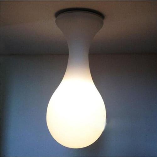 Simple drawing water drops droplets ceiling lamp glass bedroom ceiling lamp