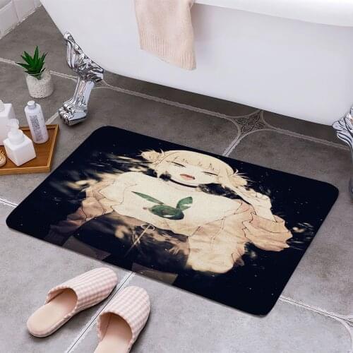 My Hero Academia Anti-slip Doormat Vacuuming Water Absorbing Kitchen Bedroon Bath Floor Mats Home Entrance Home Decora