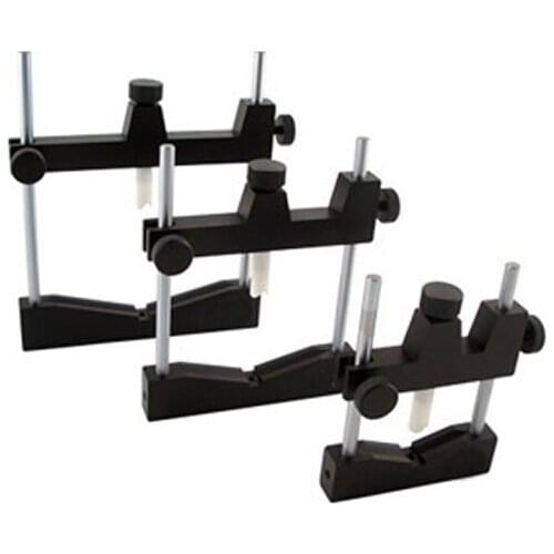 Adjustable lens holder PT02-75/PT02-100, clamping diameter 5-75 mm/10-100 mm, V-shaped PTFE collet protection lens