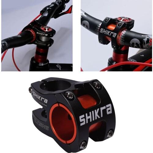 Aluminum Alloy 31.8 / 35mm Stem Road BMX Mountain Bike with 28.6 Head Tube And 1 1/4 Handlebar Stem Component Parts