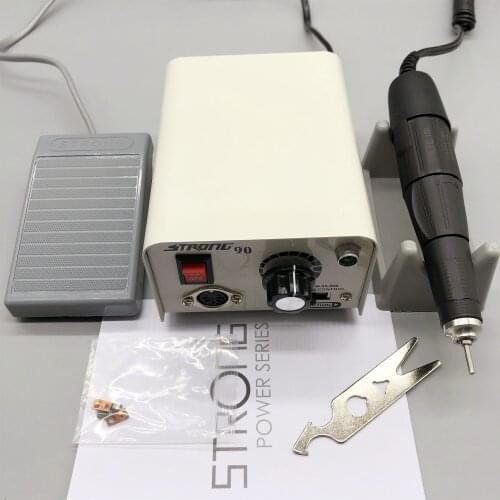 STRONG 65W Powerful 210 102L Handle Powerful 90 Nail Drill Manicure Pedicure Electric File Nail Tool