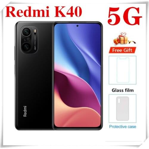 Global Version Redmi K40 NFC 8GB/12GB+256GB Smartphone Snapdragon 870 6.67"120Hz E4 AMOLED Display 48MP 33W Fast 5G Mobile phone