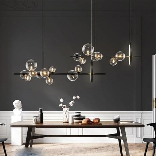 LED Postmodern Iron Glass Designer LED Lamp LED Light.Pendant Lights.Pendant Lamp.Pendant light For Dinning Room