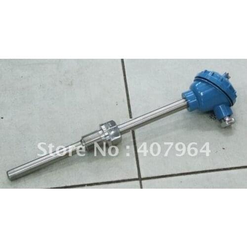 Industrial K type thermocouple with Alluminum Juncrion Box , sheath SS304 diameter:8mm , fast delivery