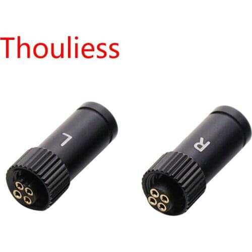 Thouliess Pair Earphone Pin Adapter For AKR03 Roxxane JH Audio JH24 Angie AK380 AK240 four-pin headphone plug