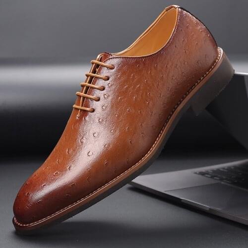 Spring Summer Business White Men Casual Leather Shoes Vintage British Formal Dress Wedding Italian Shoes Loafers Oxfords