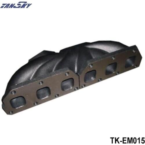 Turbocharge Exhaust Manifold Header Cast T3 Turbo For WV 2.8L/3.2L VR6 24V Engine Fit 38MM Wastegate TK-EM015