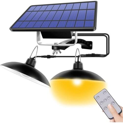 Solar Pendant Light Outdoor 3M Solar Hanging Lamps With Remote Waterproof Solar Camping Garden Light Courtyard Solar Shed Light