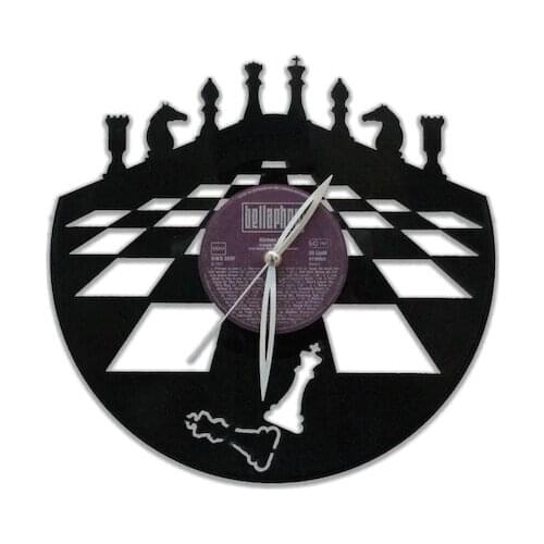 Chess Shaped Plate Wall Clock
