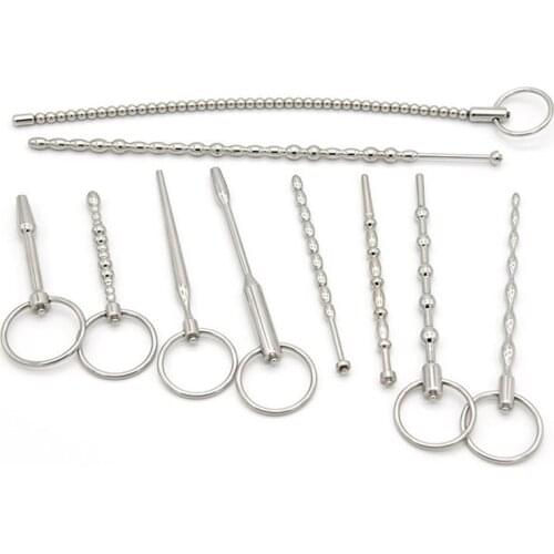 Stainless Steel Penis Plug Catheter Sounds Urethral Dilators Electric Electro Shock Exotic Accessories Sex Toys For Men
