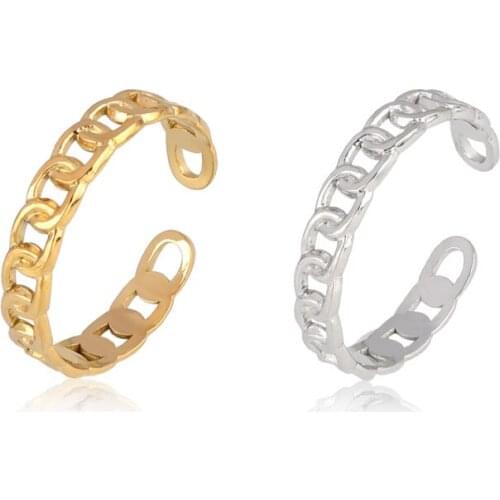 Euramerican Womens Rings Ring Rings Stainless Steel Rings Geometry Ring Women Open Rings For Women Stainless Jewelry Gifts