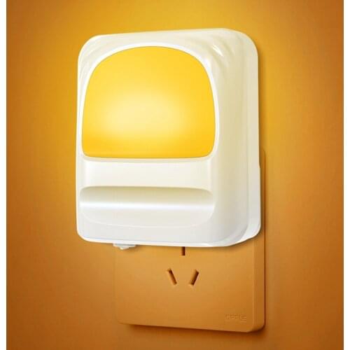 2PCS Plug in Night Light With Dusk to Dawn Sensor Adjustable Brightness Bedroom Kids Room Kitchen Hallway Stairs LED Night Light