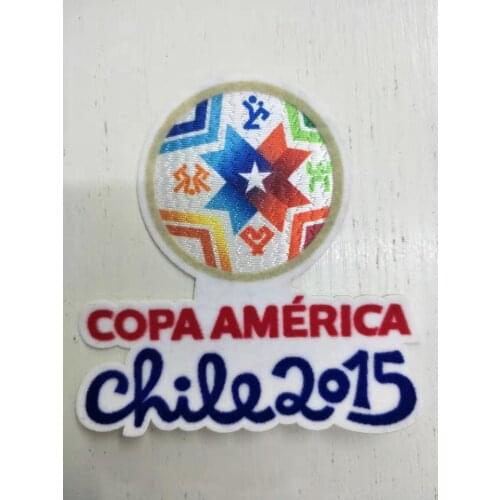 2015 Chile Players Issue Badges Chile COPA AMERICA soccer patch set Iron-on Authentic Patches Argentina Brazil Uruguay