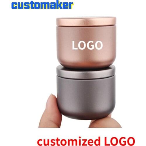 50pcs Tin can Round mini caddy black tea green tea container box packaging for food/tea/ornaments/medicine/tea universal package