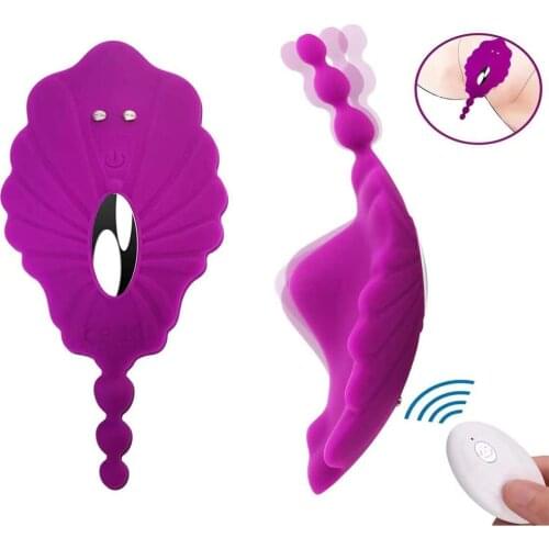 Wireless Remote Control Clitoris Stimulation Wear Panties Vibrator Rechargeable Waterproof Portable Massager Vibration 18+ Toys