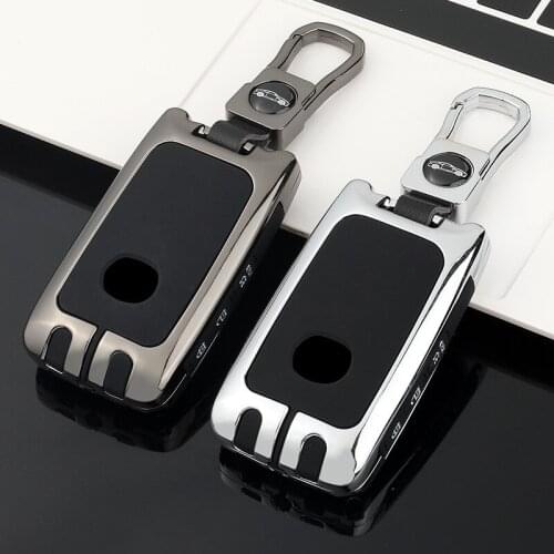 Galvanized Alloy Car Key Cover Key Case for Mazda 3 Alexa CX4 CX5 CX8 2019 2020 3 Button Car Remote Key Case Covers