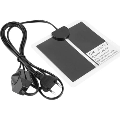 Heating Warm Pad Adjustable Temperature Controller Incubator Mat Tools Terrarium Reptiles Heat Mat 5-20W Climbing Pet EU US