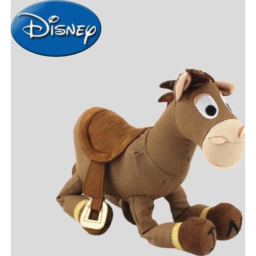 25cm Disney Toy Story Bullseye Horse Plush Toys Stuffed Animals Horse Doll Figure Children Kids Birthday Gift