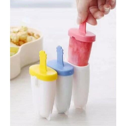 Ice Cream Grinding Tool Ice Stick Mold Ice Stick Mold Can Be Disassembled In 3 Pcs / 6 Pcs Frozen Ice Cream Popsicle Maker Tools
