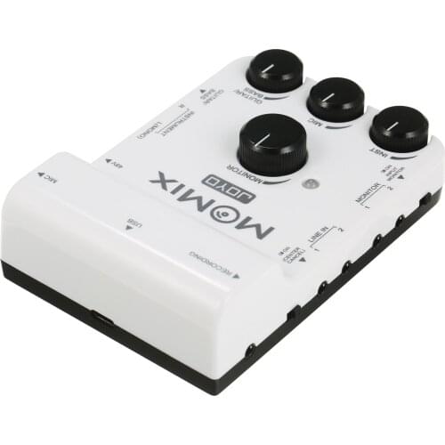 JOYO MOMIX USB Audio Interface Mixer Portable Audio Mixer Professional Sound Mixer for PC Smartphone Equipment Music Instruments