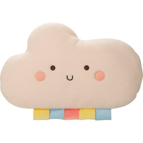 Cute cartoon plush cloud pillow stuffed funny weather cloud rainbow cloud thunder Cloud throw pillow cushion home decor kids toy