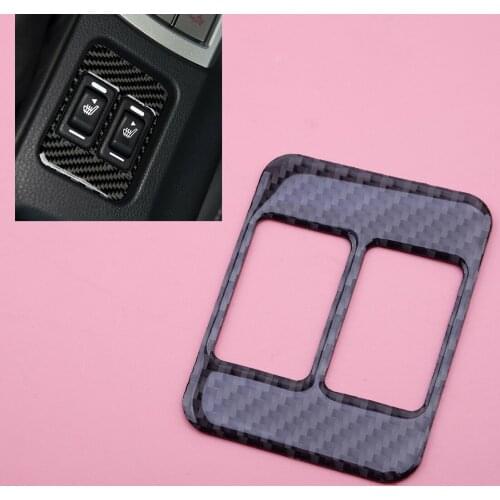 Carbon Fiber Center Console Heating Button Cover Trim Moulding Fit for Subaru BRZ Toyota 86 2013 2014 2015 2016 2017