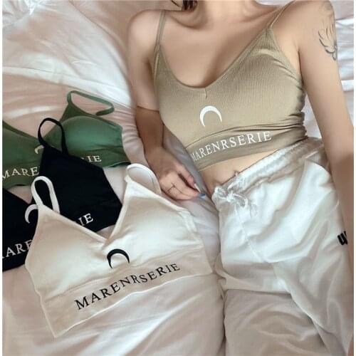 Underwear Women Girl Fitness Moon Running Sports Bra Yoga Sport Tops Push Up Cotton Sports Bras Jogging Gym Sports Top Women