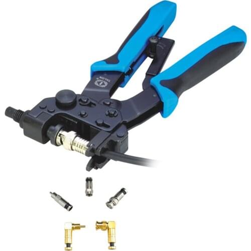 MT-8305 Compression Crimper for RCA BNC and F Connectors Cable Pliers