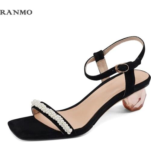 Sexy High Heels Pumps For Women Genuine Leather 2021 New Summer Women Sandals Fashion Newest Night Club Party Prom Shoes Woman