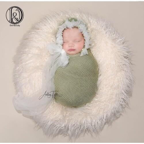 Don&Judy Newborn Baby Girl Photography Props Lace Floral Hat Bonnet Fotografia Accessories Studio Shoots Photo Props Shower Gift