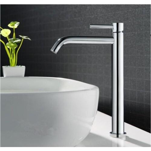 Vidric Total brass Basin Faucet chrome finished hot and cold single lever bathroom basin sink mixer tap