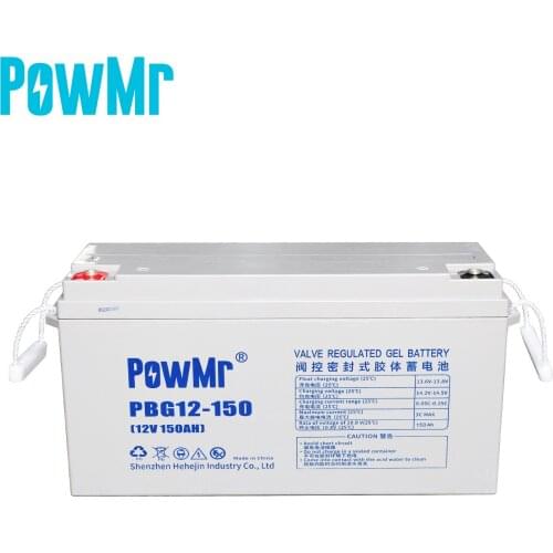 12v150ah Battery Large-Capacity Solar Energy Accumulator, Maintenance-Free Battery, Colloid Battery