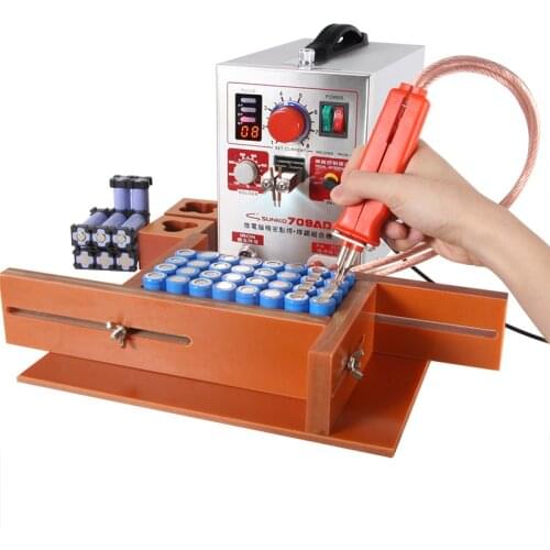 SUNKKO 709AD Spot Welder 2.2KW High Power Battery Digital Display Soldering Spot Welding 18650 Lithium Battery Pulse Spot