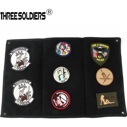 Military Patch Baord DIY Patch Display Frame Tactical Cloth Patch Holder Board Chapter Paste Pad hunting accessories
