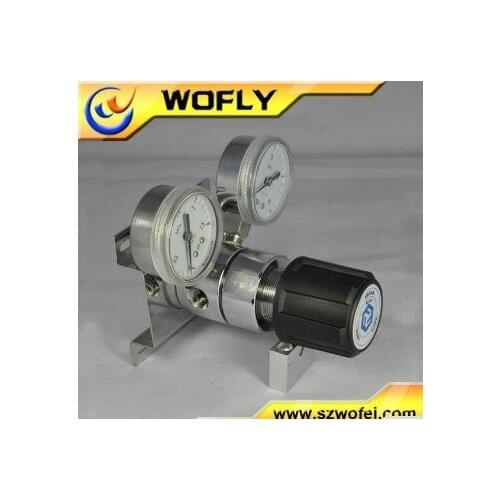 6000PSI inlet 3000outlet 1/4NPT F Panel Mounting Gas pressure regulator with Two Gauges