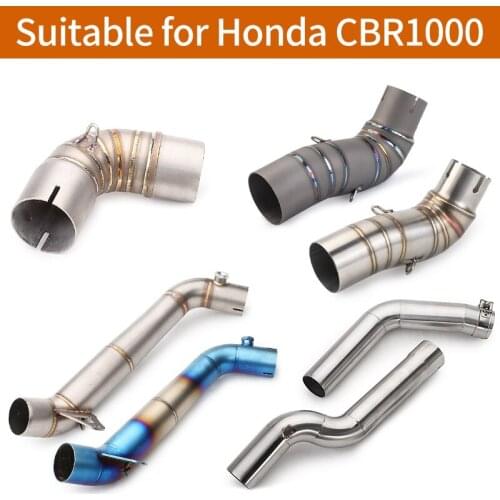 Honda CBR1000 motorcycle exhaust pipe middle connection stainless steel titanium alloy cbr1000rr 04-07 2008-2016