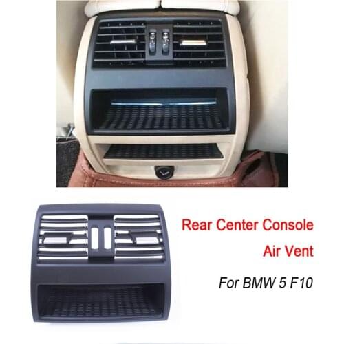 1x Car Rear Center Console Flow In Fresh Air Outlet Vent Grille Grill Cover Air Conditioner Vent Protective for BMW 5 F10 F11