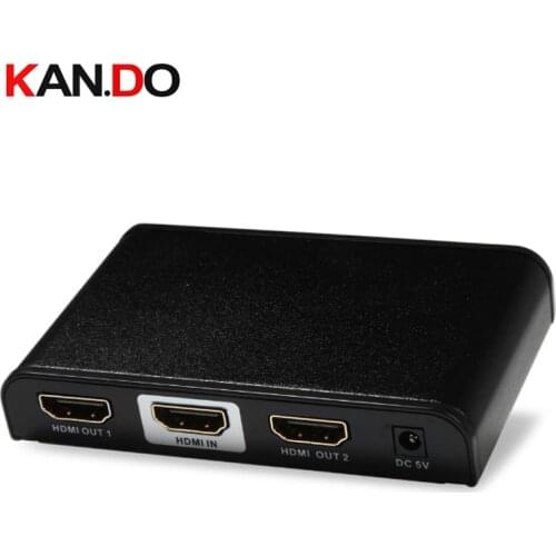 312pro High Quality 10.2Gbps Up To 30m 4K 1-2 HDMI Audio Video Cable Splitter Black Switcher 1x2 HDMI Splitter 4K x 2K