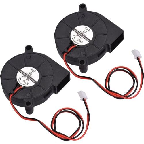 BIGTREETECH 5015 Cooling Fan 50x50x15mm 12V/24V Brushless Fan Blower Fan 2-Pin Connector for 3D Printer Parts