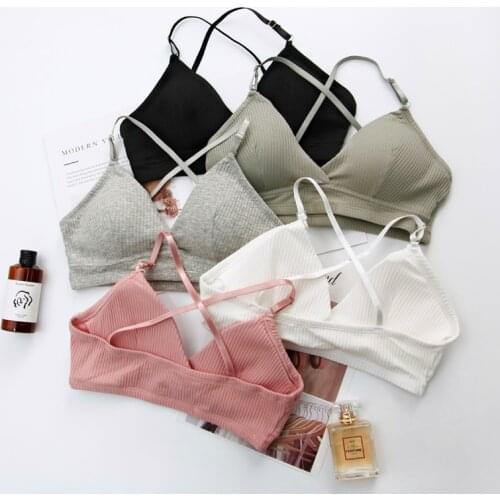 Sexy Women Bra Bralette Lingerie push up bra Cotton flexible Bra For Women Fashion Ins bras Lady Tops Underwear Bralette Hot