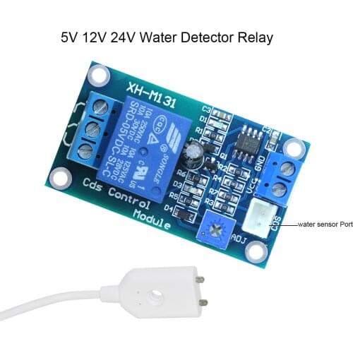 5V 12V Water level Sensor Detector Relay Module Leak Water Leakage Alarm Automatic Switch For water pump