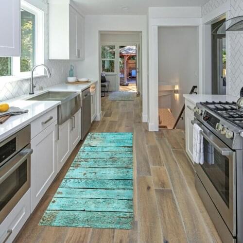 Wood Grain Home Kitchen Carpet Mat Door Entrance Floor Mat Boho Kitchen Rug For Living Room Anti-Slip Kitchen Rug Hallway Carpet