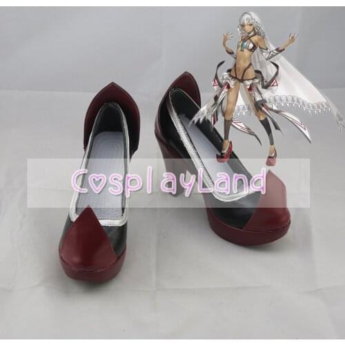 FGO Fate Grand Order Archer Cosplay Shoes for Adult Women Shoes Costume Accessories Custom Made Halloween Party High Heel Shoes