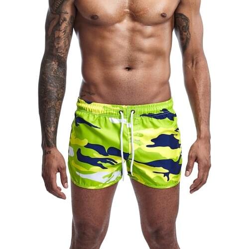 Camouflage Shorts Beach Pants Swimsuit Men 2021 Quick-drying Mens Beachwear Fashion Bathing Suit Summer Mens Swimwear Shorts