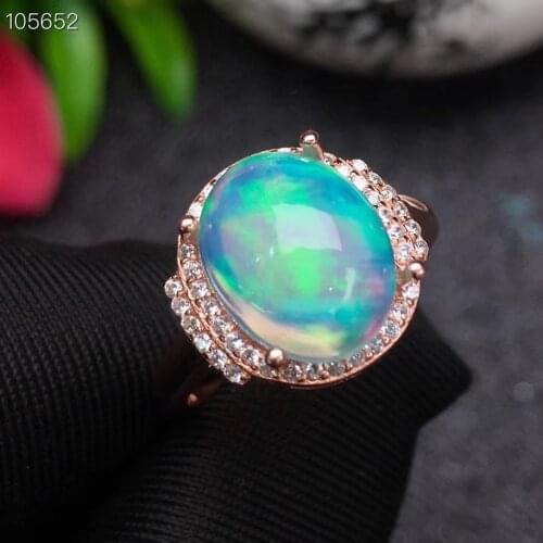New Arrival Top Grade Opal Ring Free shipping Real and natural and Real opal Ring 925 sterling silver for Man Or For Woman