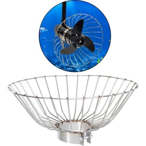 Marine Stainless Steel Outboard Moto Boat Propeller Cover Cage, Protection Against Reef, Rock and Ramp Damage, Easy Installation