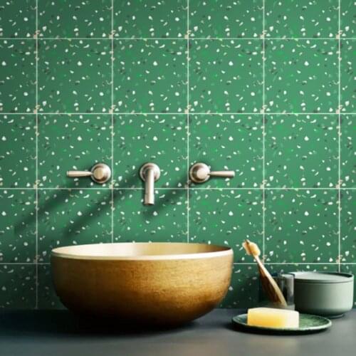 Marble Tile Sticker Wallpaper Wall Stickers Decorative Removable Peel & Stick Kitchen Backsplash Home